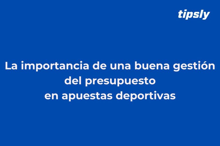 Obrazek dla La importancia de una buena gestión del presupuesto en apuestas deportivas